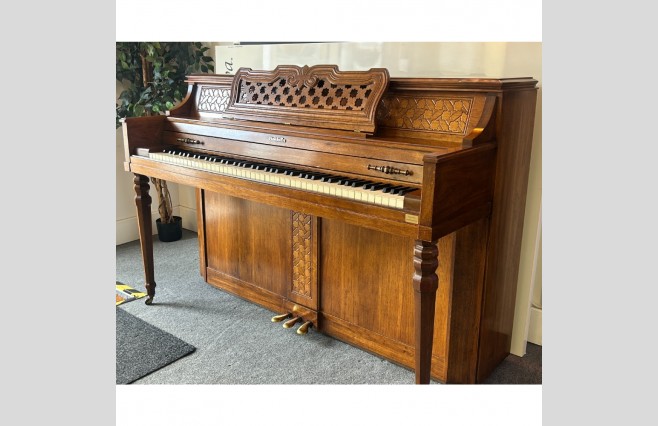 Baldwin Satin Mahogany Console Upright Piano, Used - All Inclusive Premium Package (SN:11103) - Image 14